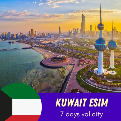 Kuwait eSIM 7 Days